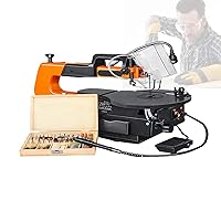 Qiangcui 120W Scroll Saws,Professional Scroll Saws with Flexible Shaft and 100PCS Accessories,Cutting Thickness 50Mm/2