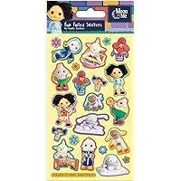 Moon and Me Sparkly Reusable Stickers | Official Licensed Product |Non-Porous Surfaces,Yellow,19.5cm x 9.5cm