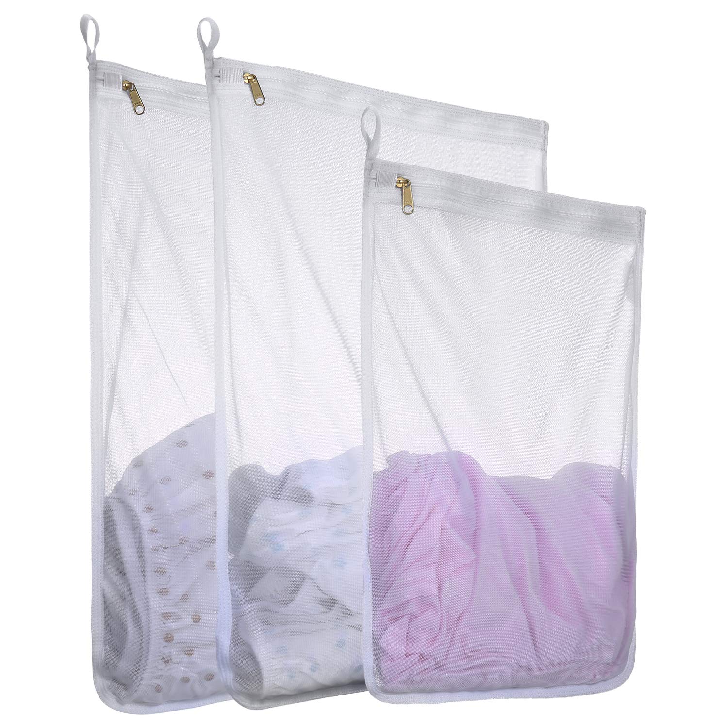 3 Jumbo Laundry Bag Clothes Hamper Nylon Heavy Duty 28