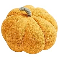 Cute Soft Pumpkin Pillow Pumpkin Plush Toy Sofa Cushion Bedroom Decoration Kids Birthday Gift Baby Soothing Pillow Halloween Decorative Pillows For Living Room Halloween Decorative Pillows For Bed Toy