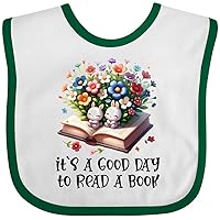 inktastic Good Day To Read a Book Baby Bib