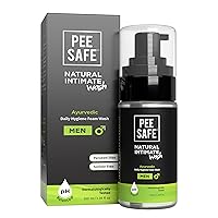 PEESAFE Natural Intimate Wash for Men | with Tea Tree Essential Oil | Ayurvedic | Intimate Wash | Men Genital Wash | Intimate Wash Men | Men's Intimate wash
