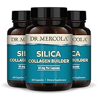 Silica Collagen Builder, 90 Servings (180 Capsules), Dietary Supplement, Skin Support and Bone and Joint Comfort, Non-GMO