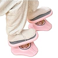 Foot Rest Under Desk, Rocking Foot Nursing Stool, Office and Home Use,Under The Desk to Prevent Crossing Legs, On Tiptoe Pedaling Stool, Spring Footpad, Relieve Foot Sleepiness
