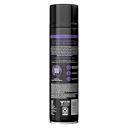 TRESemmé Freeze Hold Hairspray Pack of 6 for 24-Hour Frizz Control and All-Day Humidity Resistance 11 oz