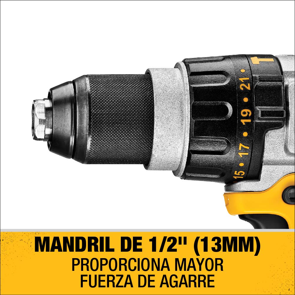 DEWALT 20V MAX* Hammer Drill, 1/2-Inch, Tool Only (DCD985B)
