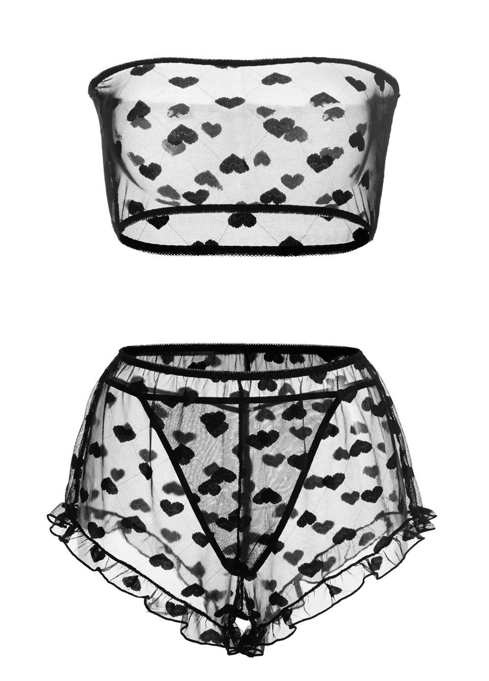 Mua Women's Lingerie Set Stretchy Lace Bandeau Bra Underwear Set Size S-XXL  trên Amazon Mỹ chính hãng 2023 | Giaonhan247