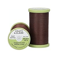 Coats Thread & Zippers Dual Duty Plus Hand Quilting Thread, 325-Yard, Chona Brown