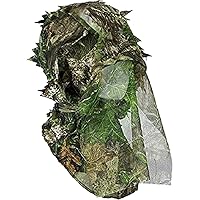 Camouflage Leafy Face Mask - One Size Fits All Hunting Gear, Full Face Mask with Mossy Oak Obsession Pattern, Pair with Ghillie Camo Suit, Designed for Turkey Hunting, Stalking Game & More