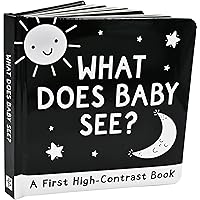 What Does Baby See? A High-Contrast Board Book (Padded Cover) What Does Baby See? A High-Contrast Board Book (Padded Cover) Board book