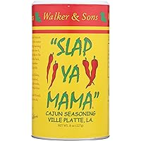 Slap Ya Mama Cajun Seasoning from Louisiana, Original Blend, No MSG and Kosher, 8 Ounce Can, Pack of 3
