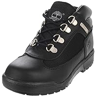 Timberland Leather and Fabric Field Boot (Toddler/Little Kid/Big Kid),Black,5.5 M US Toddler