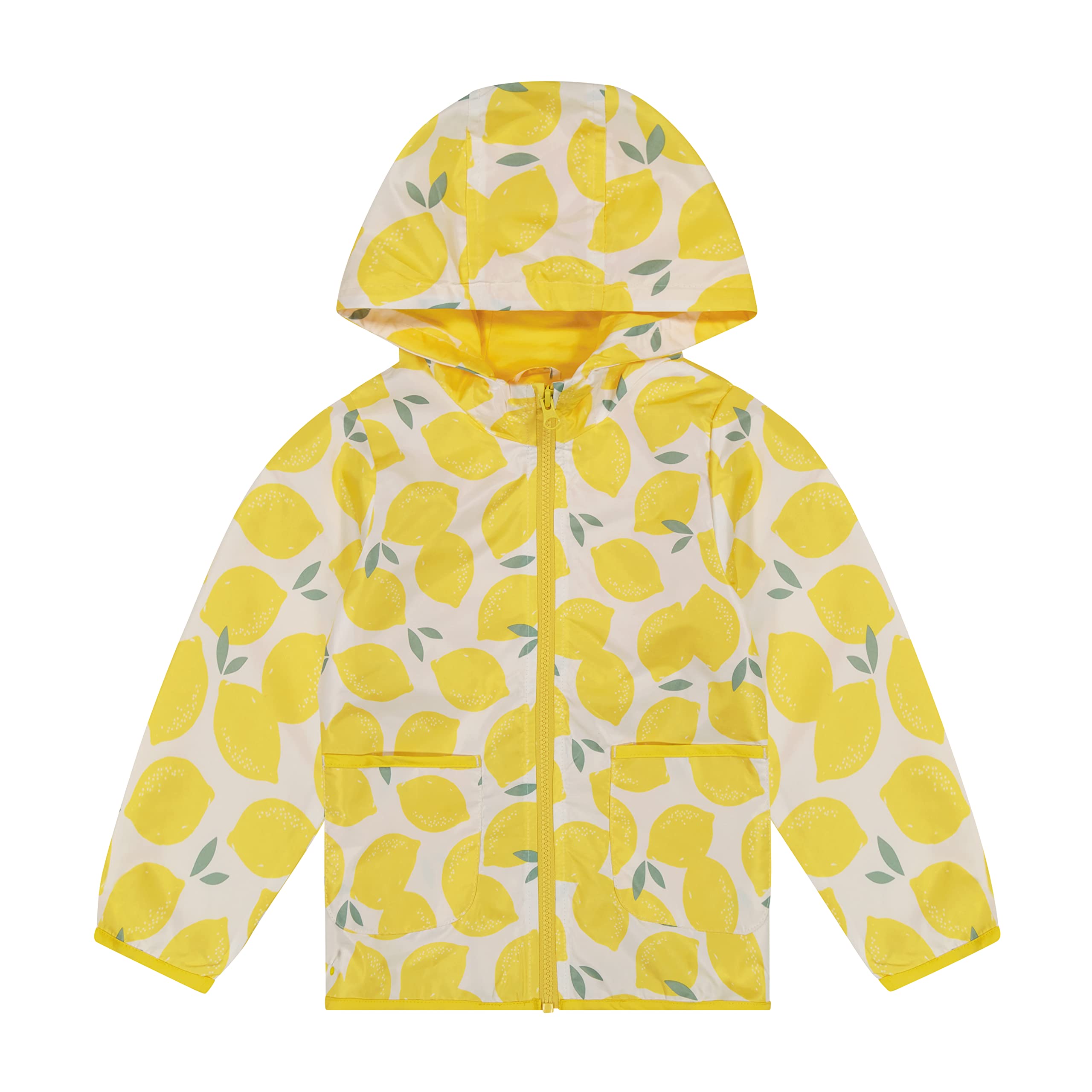 Simple Joys by Carter's Girls' Water-Resistant Rain Jacket with Hood