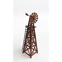 Railway Layout Country Farm Windmill (Brown) HO Scale 1:87