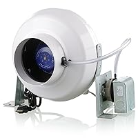 VK 100 PS Dryer Booster Fan for 4 inch Duct Work with Pressure Sensor That Automatically detects Input from Dryer and Significantly Reduces Drying time