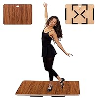 Tap Board For Tap Dancing | Portable Dance Floor For Any Surface | Cushioned Tap Dance Floor | Tap Dance Floor Mat | Dance Practice Floor Home & Studio | Practice Dance Floor For Percussive Dancers