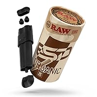RAW Double Shot 2 Cone Filler + RAW Organic King Size Pre Rolled Cones 100 Pack