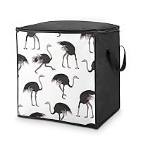 Ostrich Escapist Storage Bags Breathable Clothes Storage Containers Closet Organizers with Handle