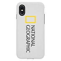 National Geographic NG12952iX iPhone XS/X Case, White (National Geographic Sandy Case), iPhone Cover, Smartphone Case