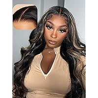 UNICE Pre Everyting Glueless Frontal Wig Body Wave Chocolate Brown Blonde 13X4 Pre Cut Lace Front Wigs Balayage Highlights Human Hair Pre Bleached Bye Bye Knots Wig Pre Plucked 150% Density 22inch