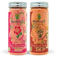 100% Organic Natural Hibiscus and Manjistha Powder for Hair-fall Scalp Regimen Hair Pack (300 Grams)