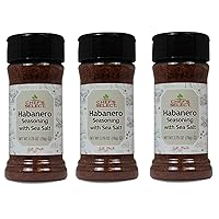 Chef's Select Hot Habanero Powder with Sea Salt, 2.75oz (Pack of 3)