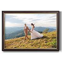 Renditions Gallery Personalized 24x36 Framed Wall Art for Anniversary and Birthday Canvas Prints Include Frame with Your Wedding Photos Custom Gifts for Family, Wedding, Friends