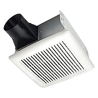 Broan-NuTone AE80BVentilation Fan with Roomside Installation, ENERGY STAR Certified, 80 CFM, 1.5 Sones, White