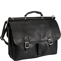 Dowel Laptop Briefcase, Black, One Size