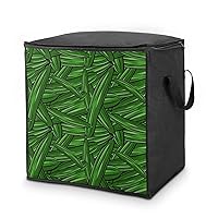 Cucumber Pattern Large Storage Bags Bed Organizer Clothing Storage Boxes for Blanket with Handle