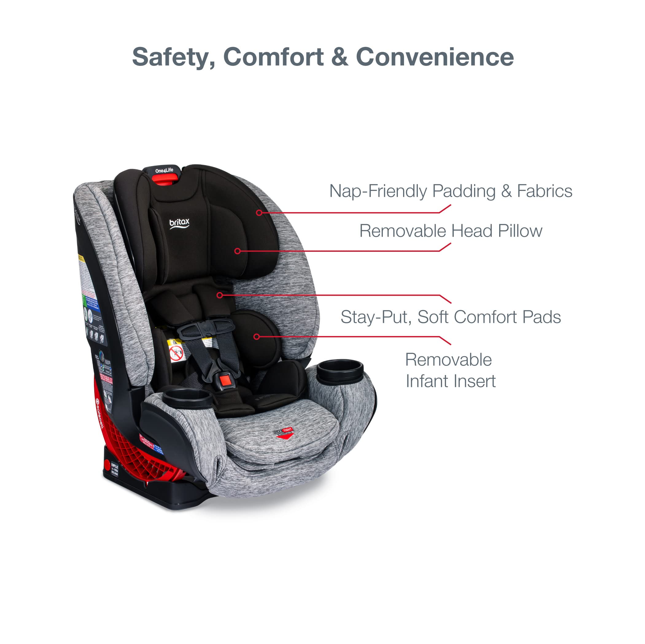 Britax One4Life ClickTight All-in-One Car Seat, Spark