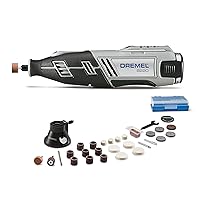 8220-1/28 12-Volt Max Cordless Rotary Tool Kit- Engraver, Sander, and Polisher- Perfect for Cutting, Wood Carving, Engraving, Polishing, and Detail Sanding- 1 Attachment & 28 Accessories