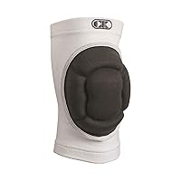 Cliff Keen Impact Bubble Kneepad-White/Charcoal