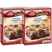 Betty Crocker Baking Delights Cookie Brownie Bars Mix 17.4 Oz (Pack of 2)
