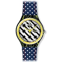 Swatch Women's YGS7016 Tiger Babs Black and White Watch