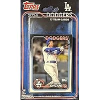 Los Angeles Dodgers 2024 Factory Sealed 17 Card Team Set Featuring The First Limited Edition Shohei Ohtani Dodgers Card #LAD-3 Plus