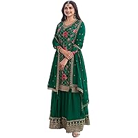 Indian Ready to Wear Salwar Kameez Palazzo Suits Heavy Embroidery Work Traditional Wear Dress