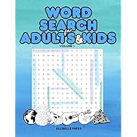Themed Word Search for Adults and Kids 8-12 Volume 1: The Best Gift for Grandparents, Parents, or Kids