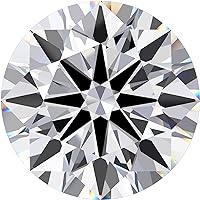 Loose Moissanite Stone, Colorless Round Brilliant Cut, 1 CT - 100 CT, VVS1 Clarity, Excellent Cut, Moissanite Diamond Loose for Engagement Ring, Earring, Pendant, Jewelry, Gifts