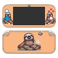 Officially Licensed Animal Club International Sloth Faces Vinyl Sticker Gaming Skin Decal Cover Compatible with Nintendo Switch Lite