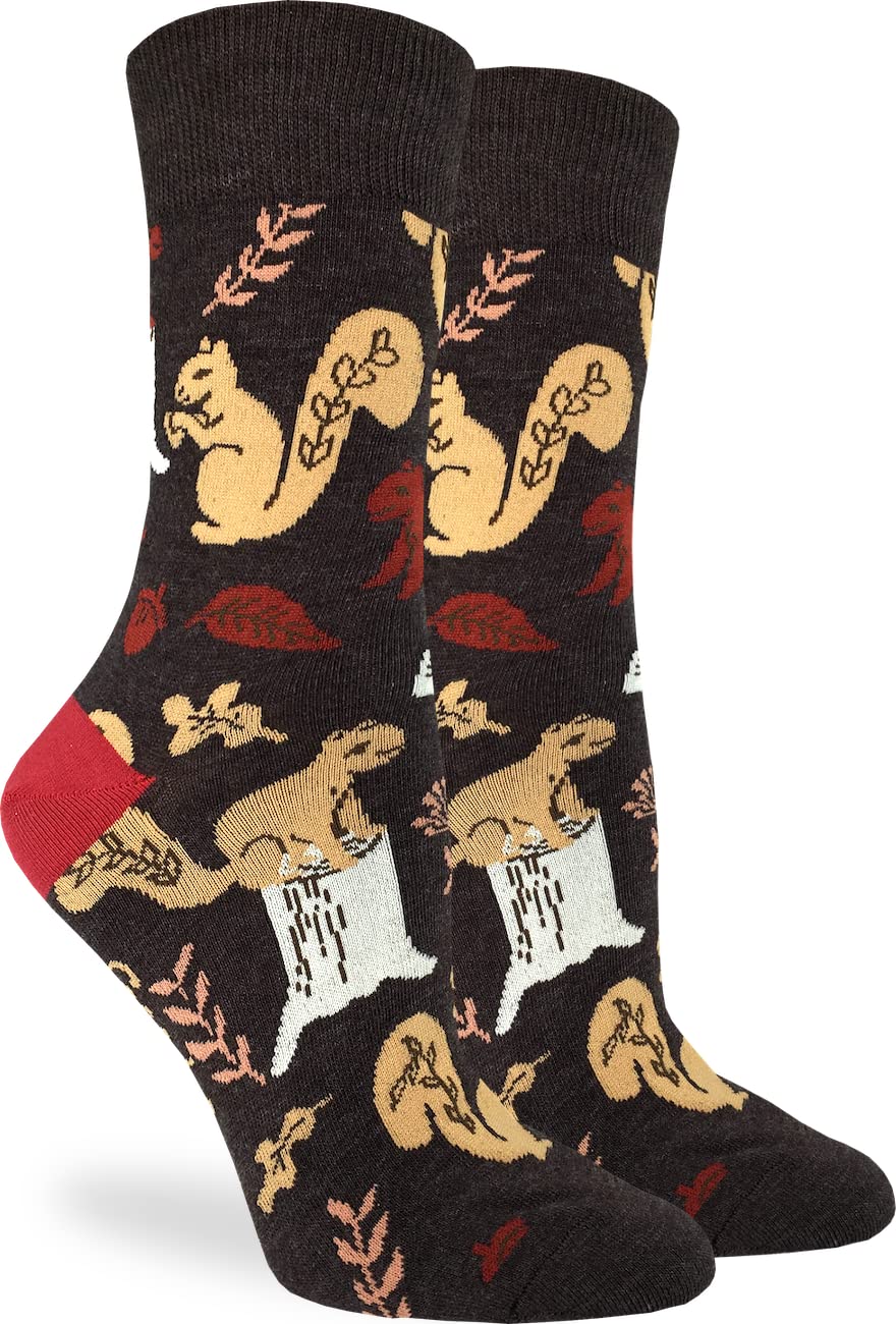 Good Luck Sock Women's Squirrels Socks, Adult