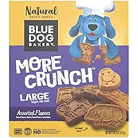 Natural Dog Treats, More Crunch Large, Assorted Flavors, 18oz Box, 1 Box