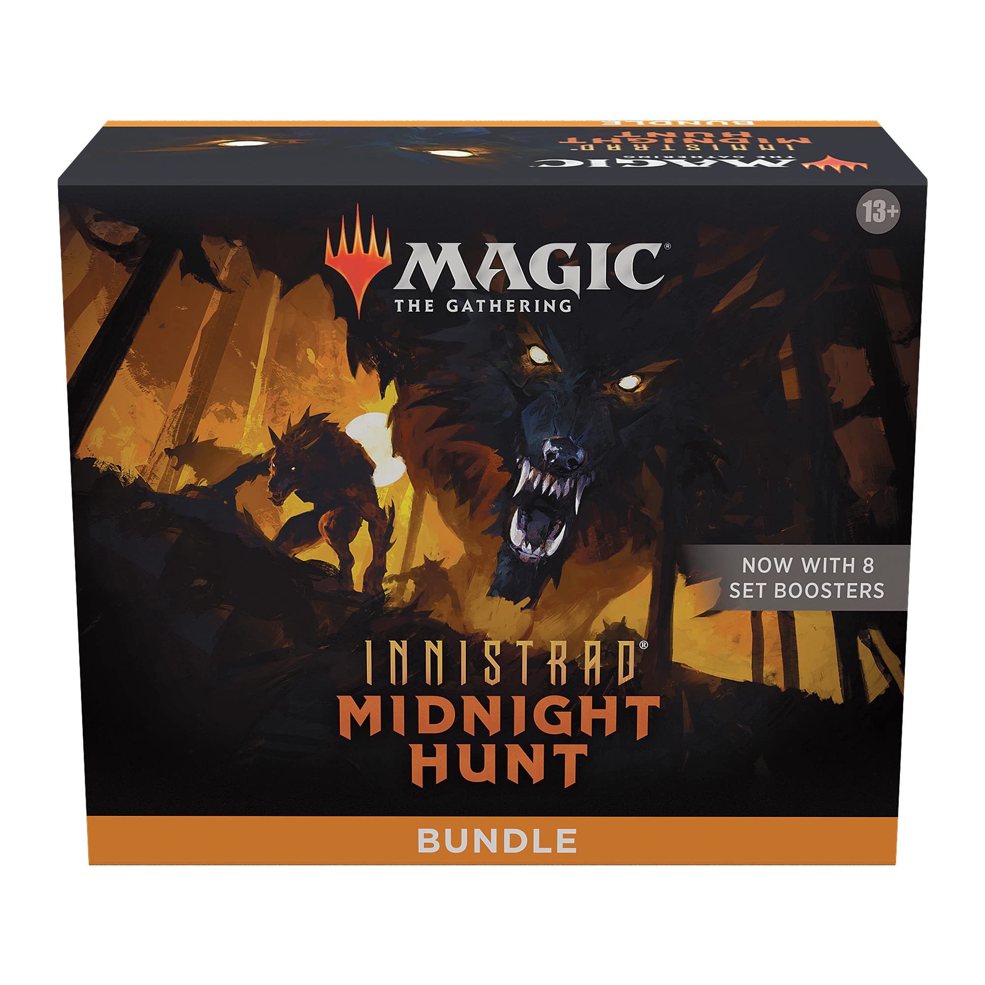 Magic The Gathering Innistrad: Midnight Hunt Bundle | 8 Set Boosters + Accessories