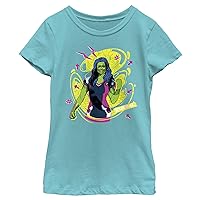 Marvel Girl's She-Hulk Graffiti T-Shirt