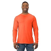 Jerzees Adult 5.3 oz. DRI-POWER® SPORT Long-Sleeve T-Shirt 3XL SAFETY ORANGE