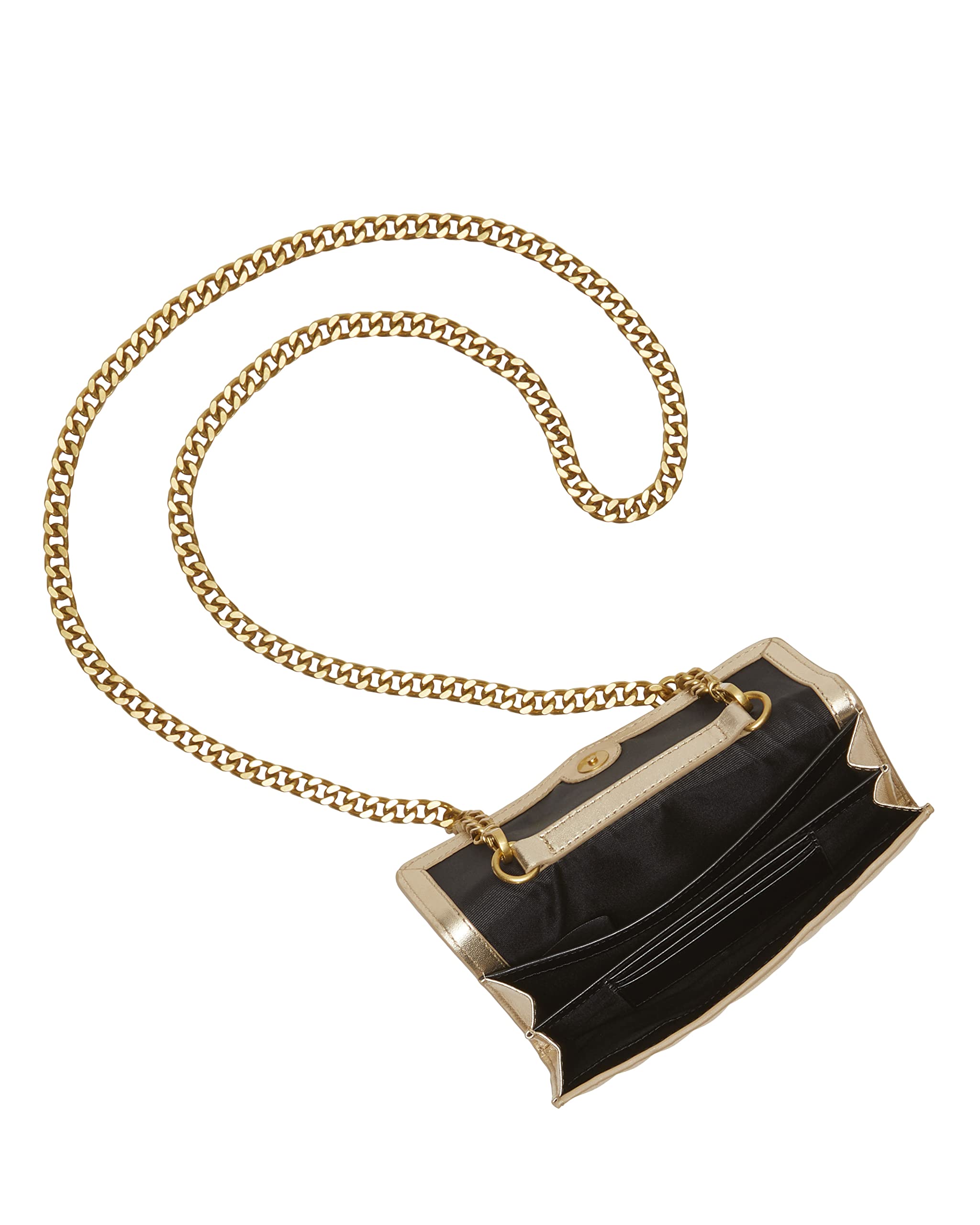 Vince Camuto Theon Wallet On Chain, Egyptian Gold