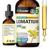 Lomatium Root Tincture - Immune System Support Supplement - Organic Lomatium Dissectum Liquid Extract - Alcohol and Sugar Free Vegan Drops 2 Fl.Oz.