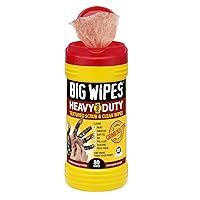 Heavy Duty Industrial Textured Scrubbing Wipes (80 Count (Pack of 1), Heavy-Duty)