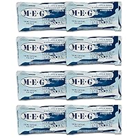 MEG - Military Energy Gum | 100mg of Caffeine Per Piece + Increase Energy + Boost Physical Performance + Arctic Mint 8 Pack (40 Count)