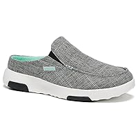 OrthoComfoot Women's Orthopedic Canvas Slip On Shoes, Comfortable Arch Support Slippers for Plantar Fasciitis, Casual Orthotic Loafers for Foot Heel Pain Relief